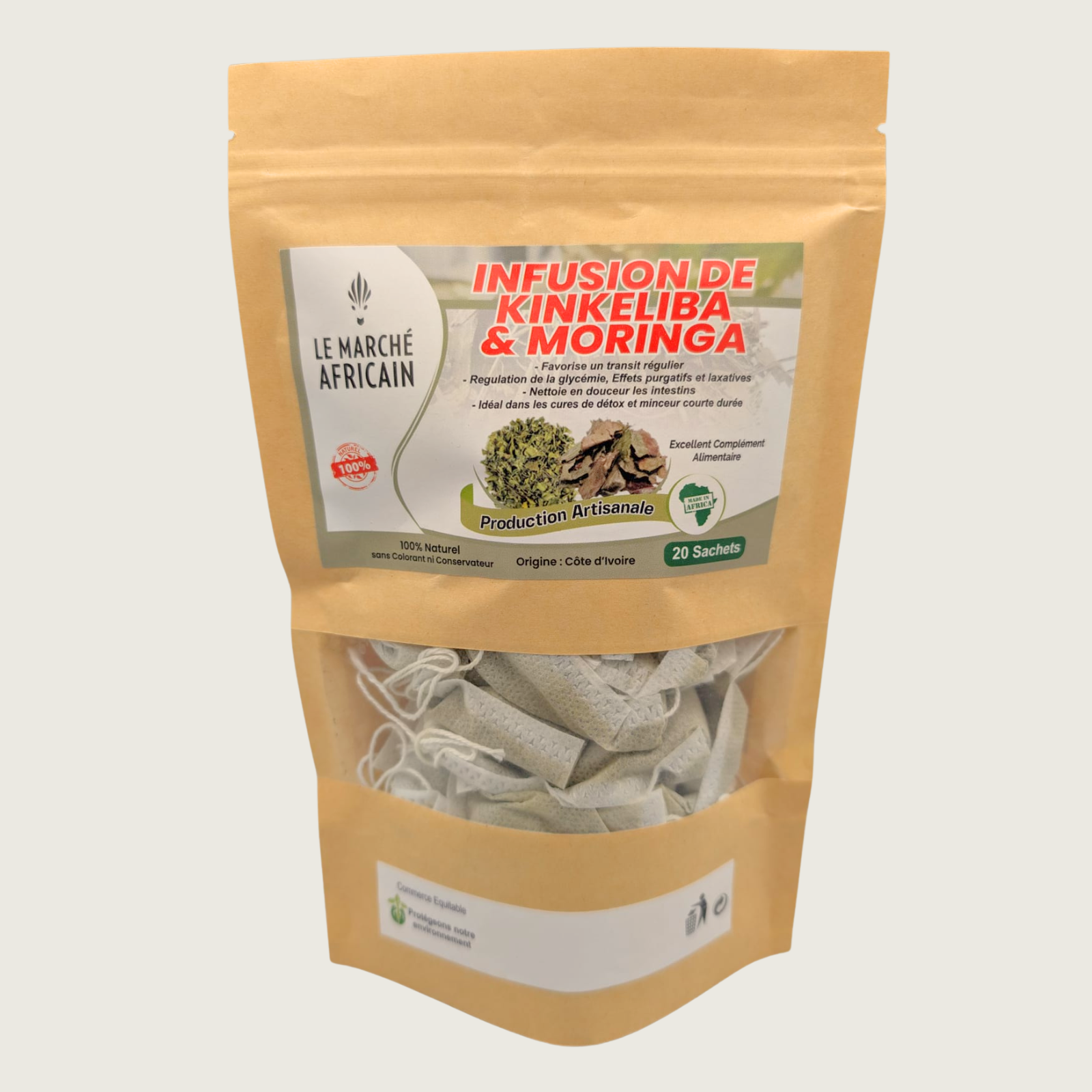 infusion kinkéliba et moringa
