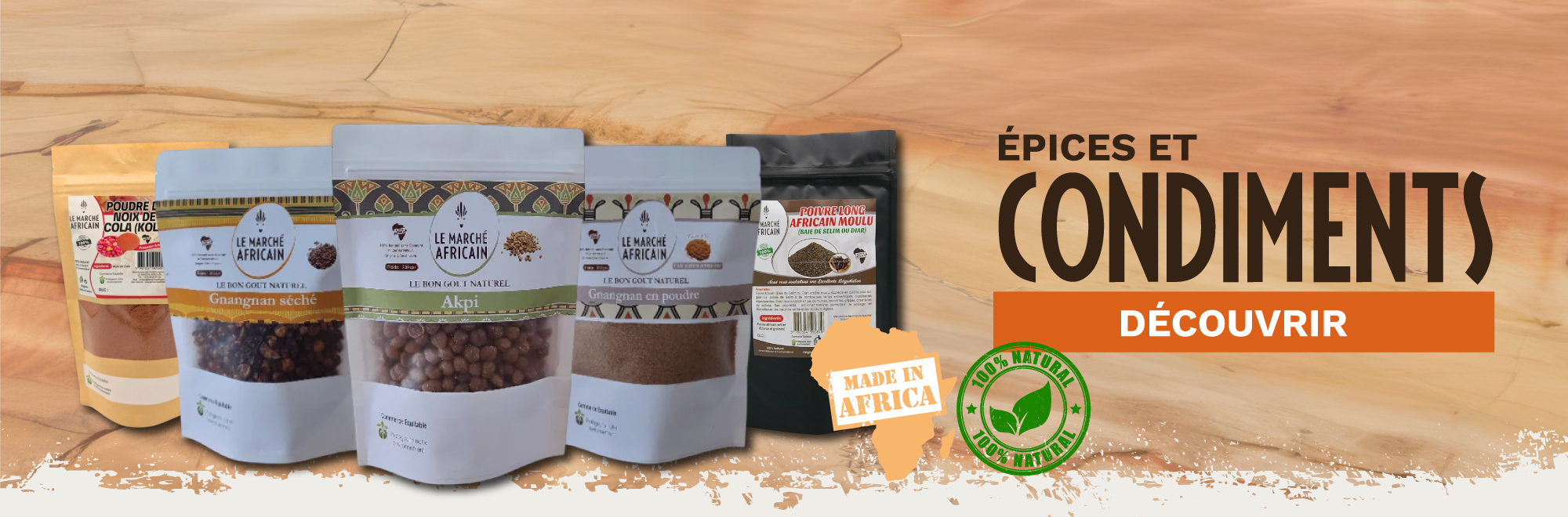 Épices et condiments africains