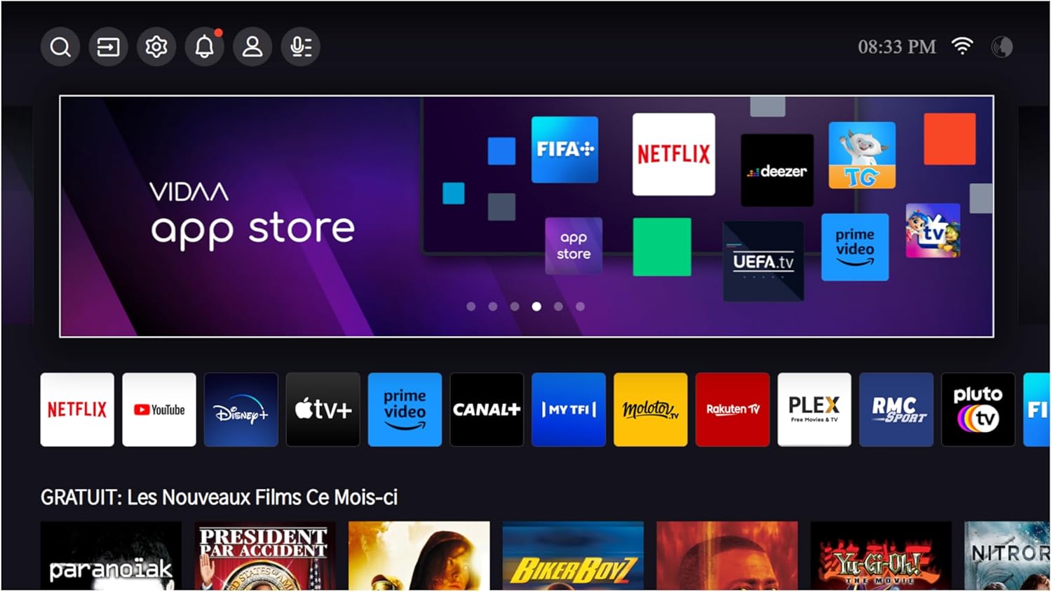 Hisense TV 55 pouces 4K 2