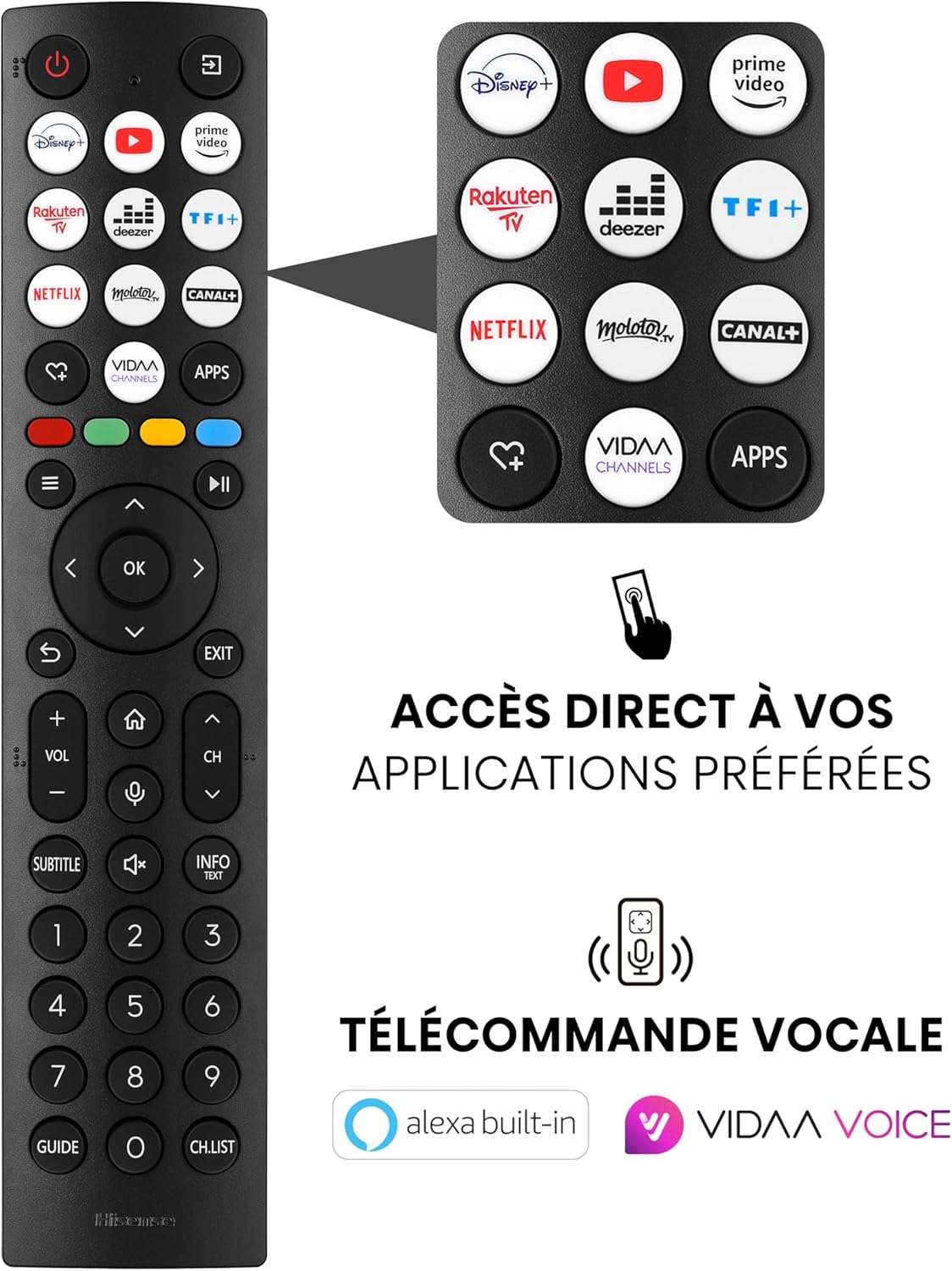 Hisense TV 55 pouces 4K 6