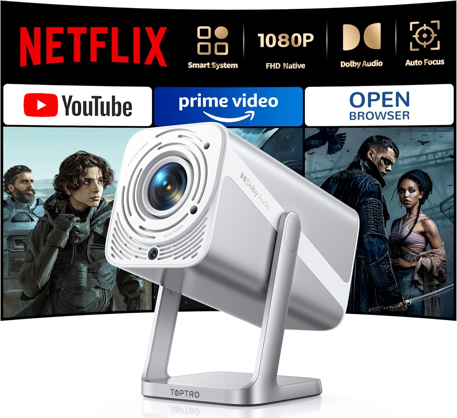 Vidéoprojecteur 4K Netflix 1