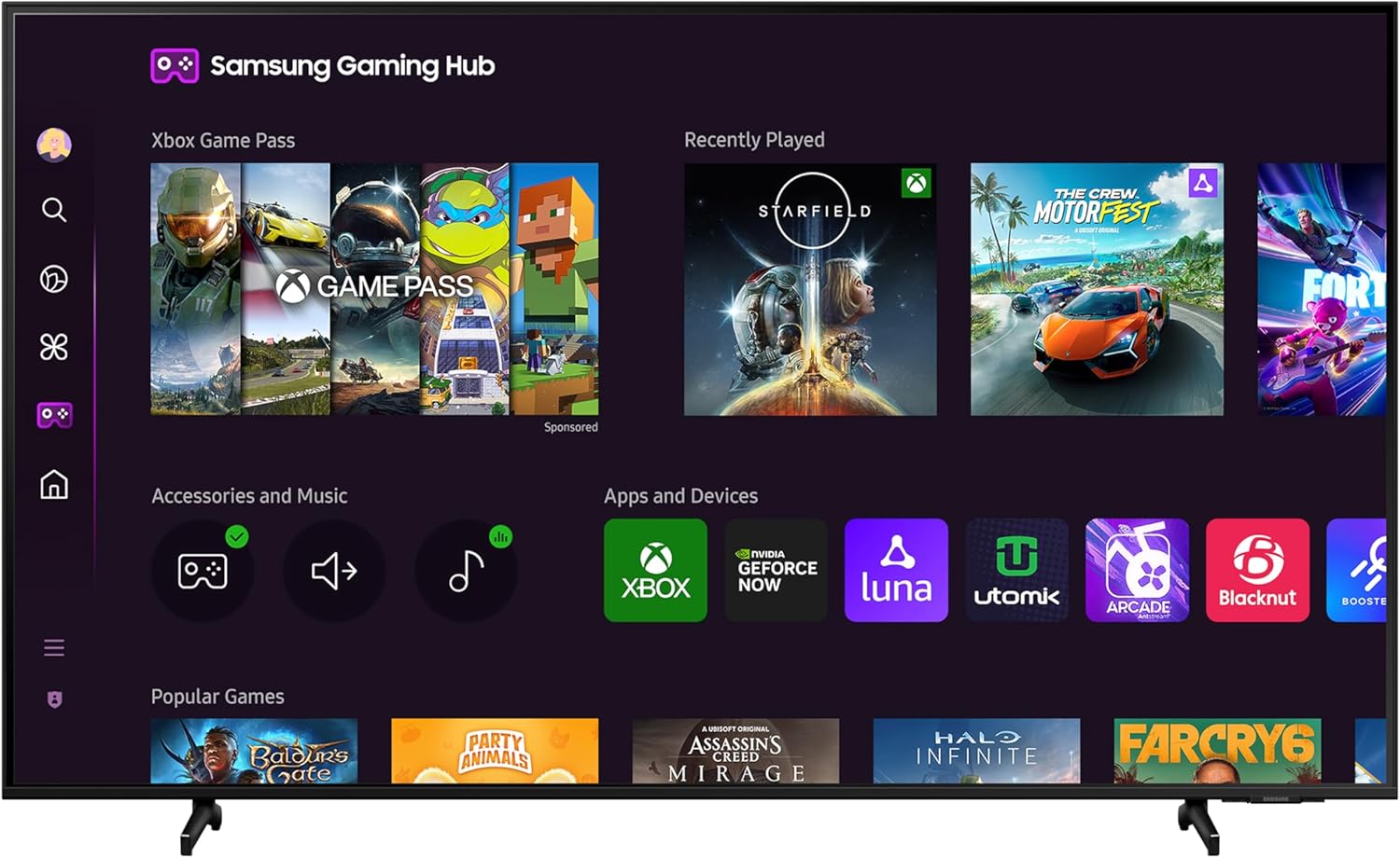 Samsung TV 55 pouces 4K 2