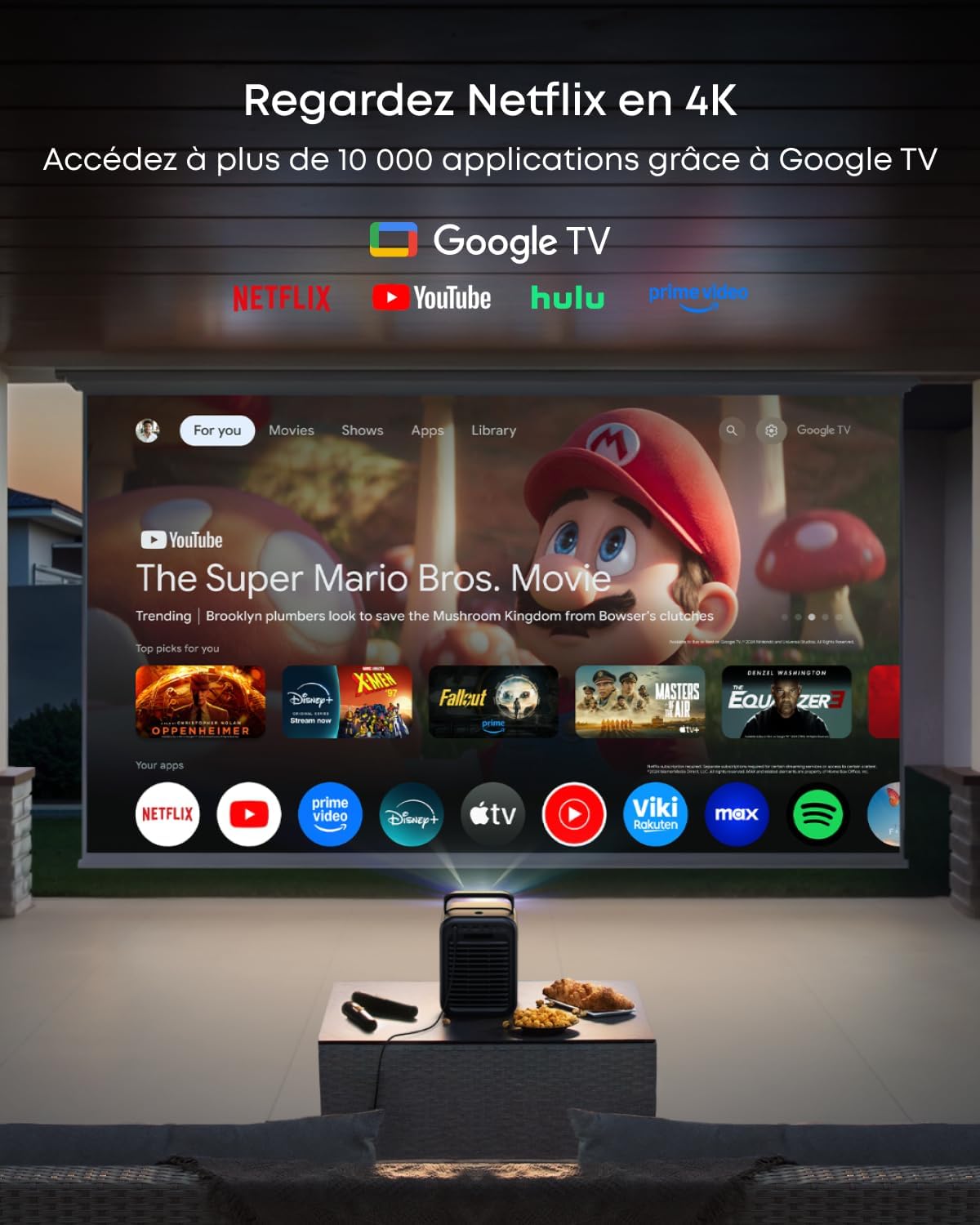 Vidéoprojecteur 4K Laser 15