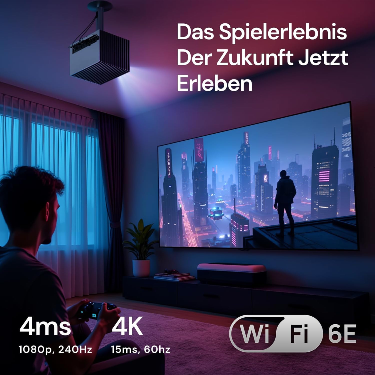 Vidéoprojecteur gaming 4K 6