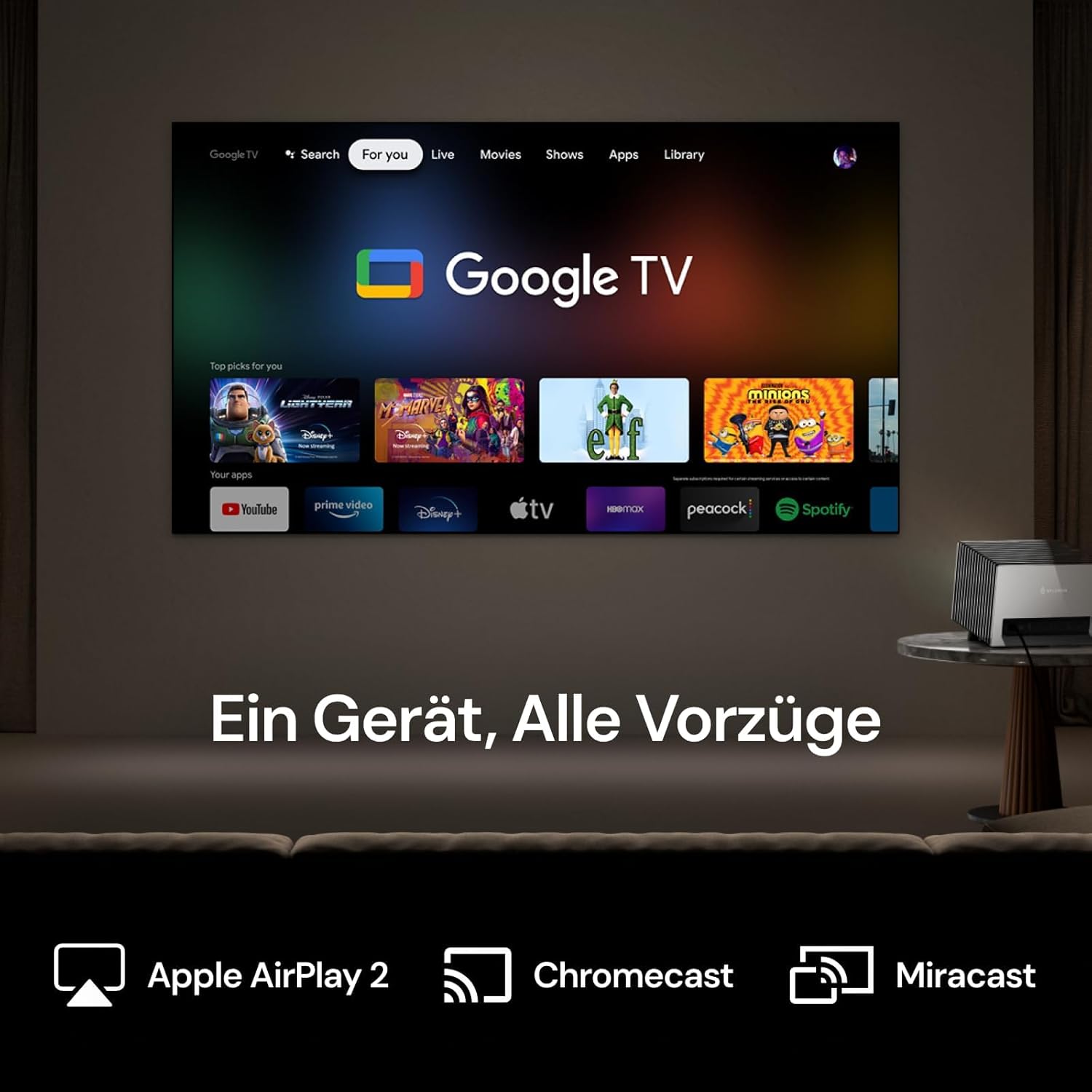 Vidéoprojecteur gaming 4K 7