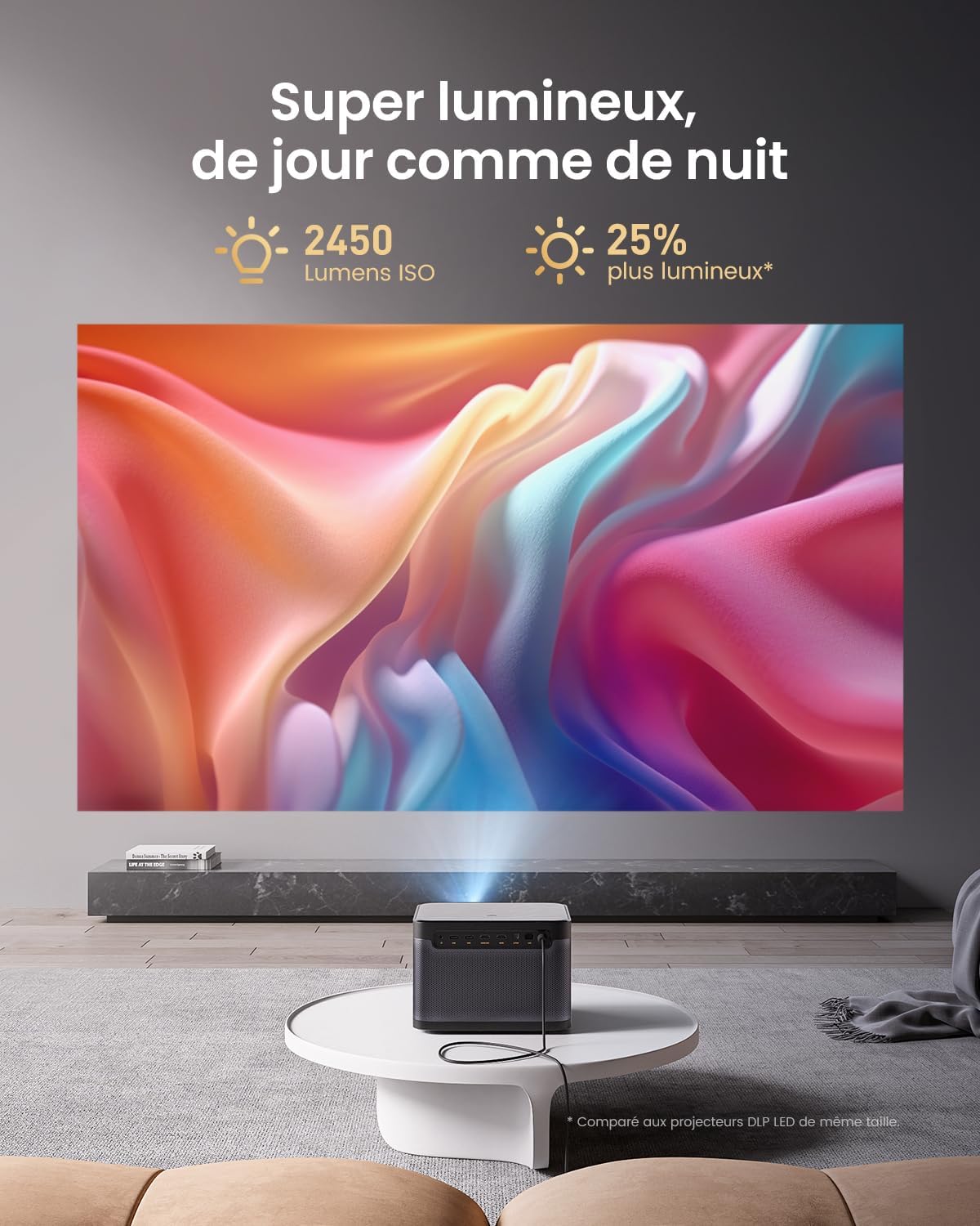 DANGBEI Vidéoprojecteur 4K Laser 3