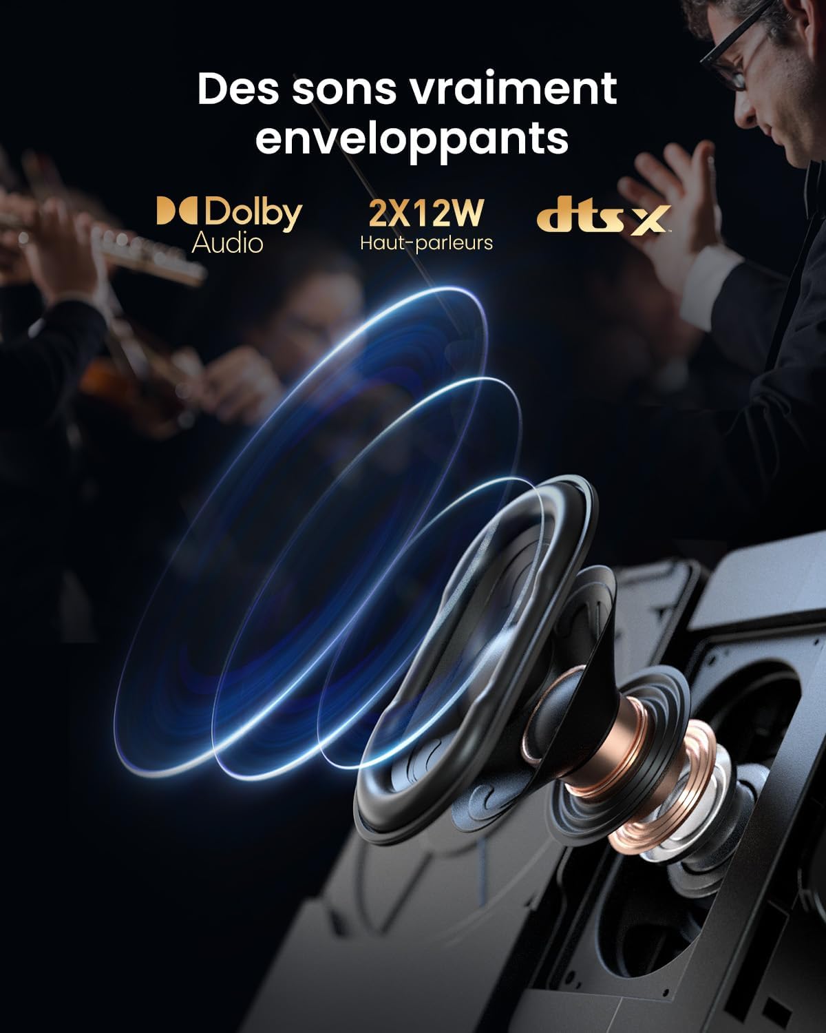 DANGBEI Vidéoprojecteur 4K Laser 5