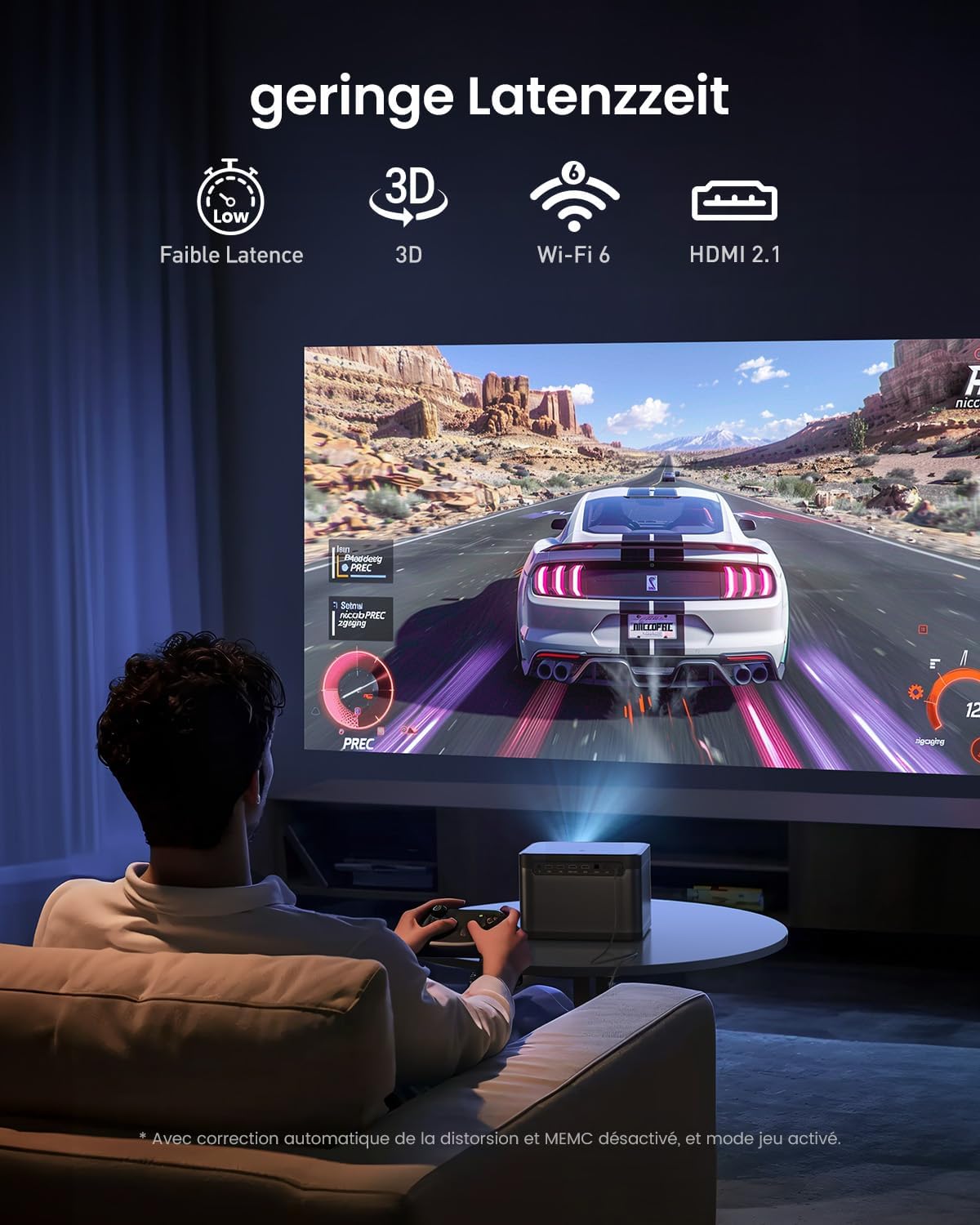 DANGBEI Vidéoprojecteur 4K Laser 7