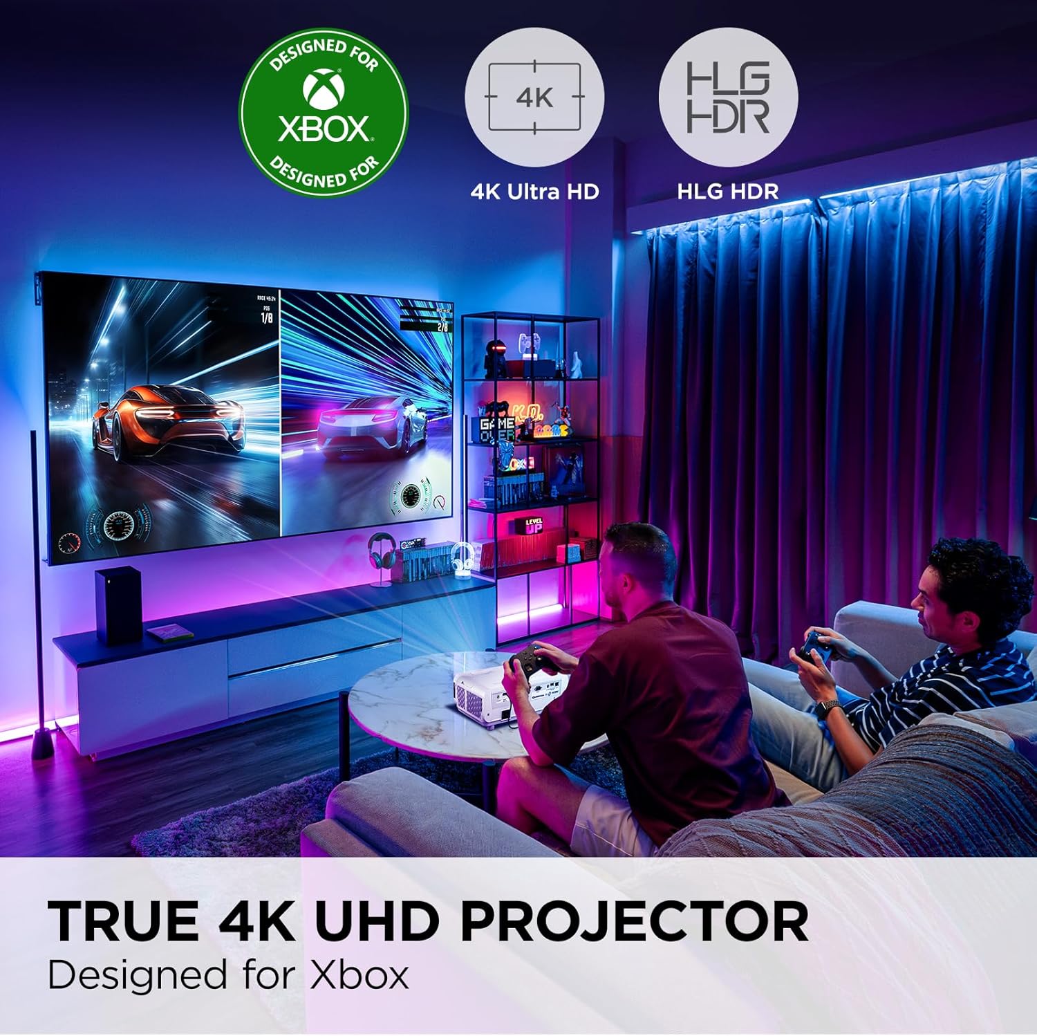 Projecteur gaming 4K 2