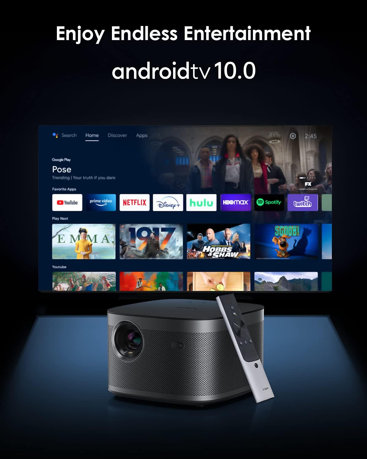 Vidéoprojecteur 4K Android 6