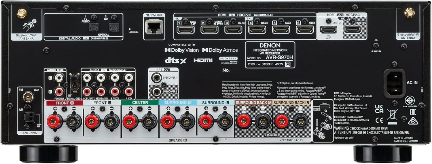 Amplificateur Home Cinéma Denon 8K 3
