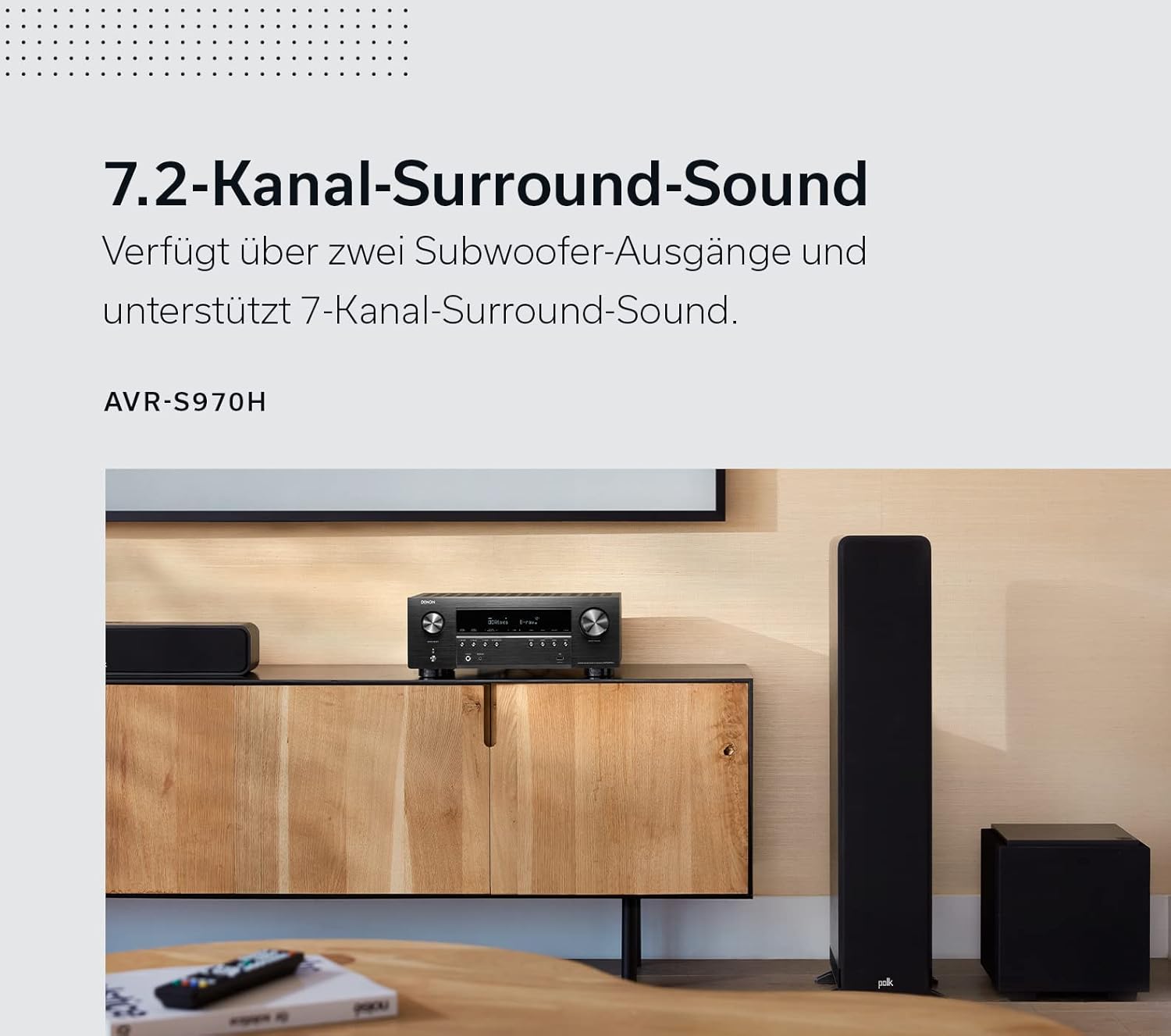 Amplificateur Home Cinéma Denon 8K 6