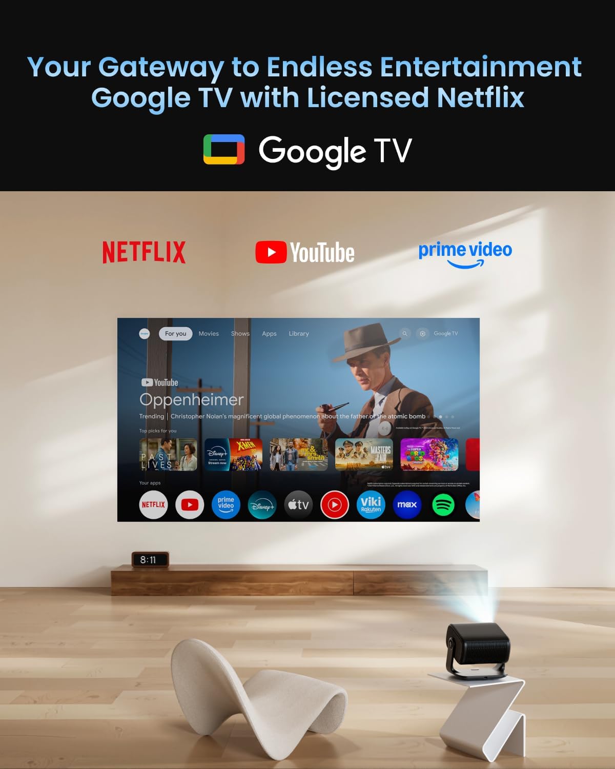 Vidéoprojecteur 4K Laser 5