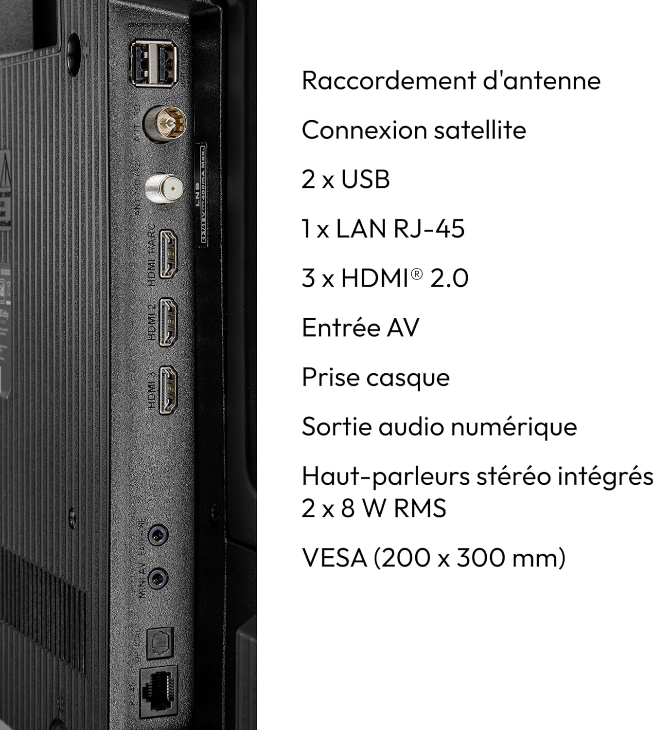TV 4K 50 pouces 4