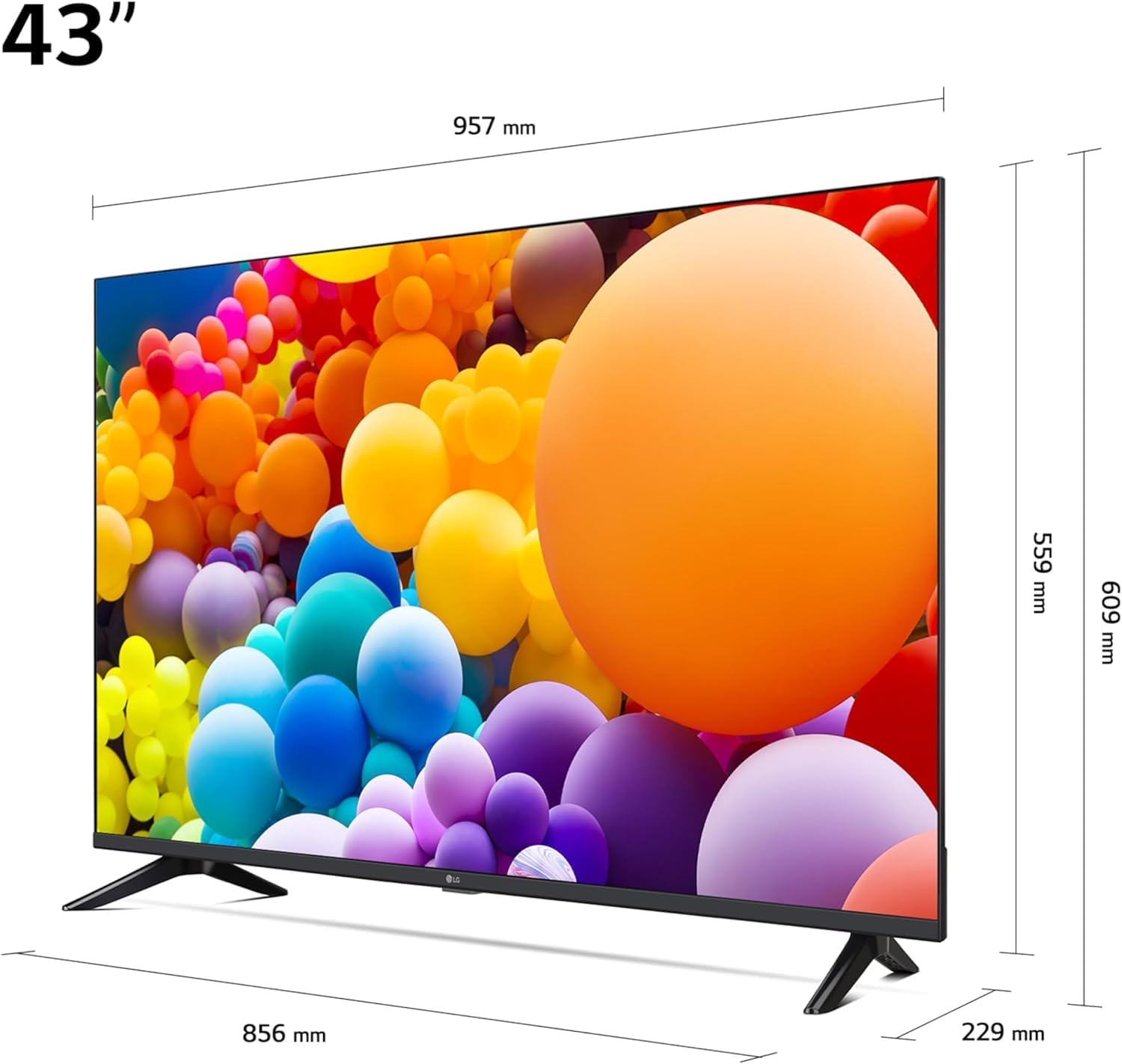 TV LG 43 pouces 4K 3