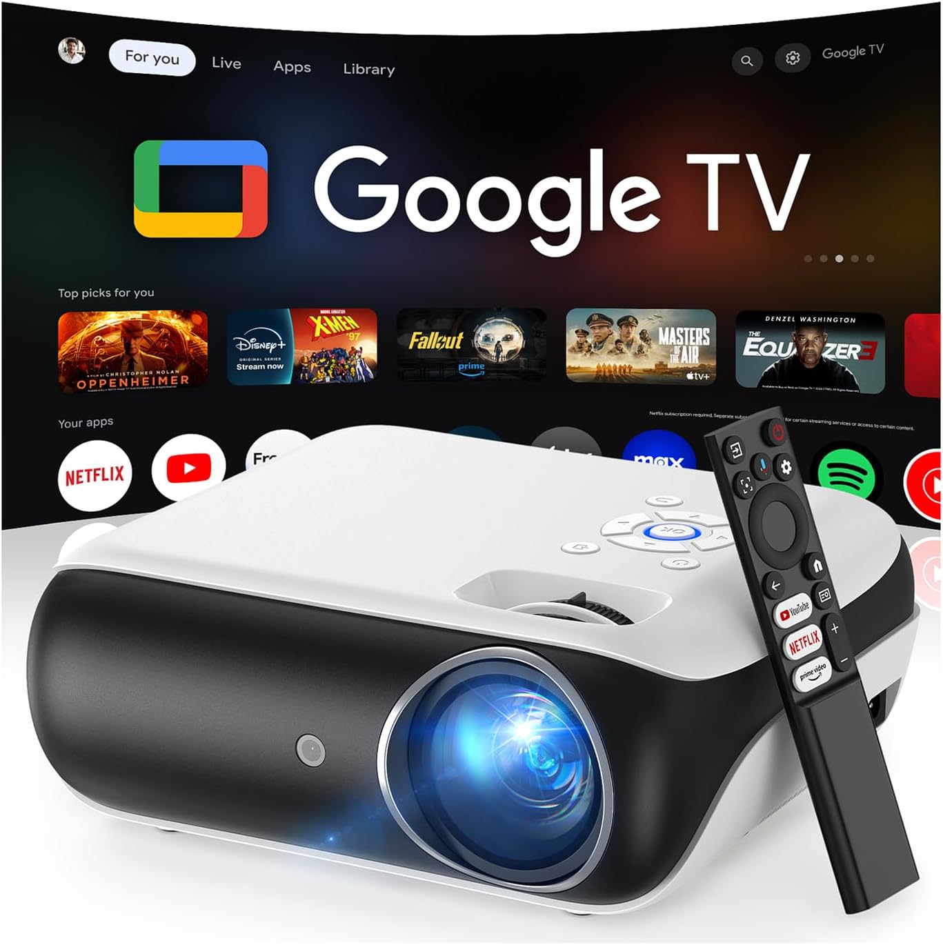 Vidéoprojecteur Google TV 1