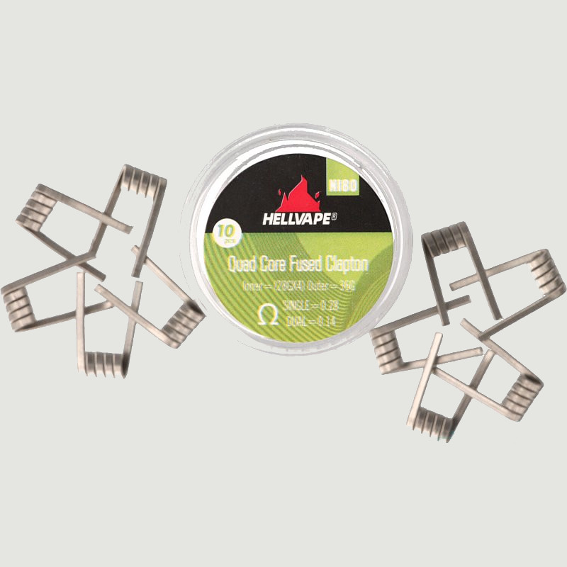 Hellvape - NI80 Quad Core Fused Claptons