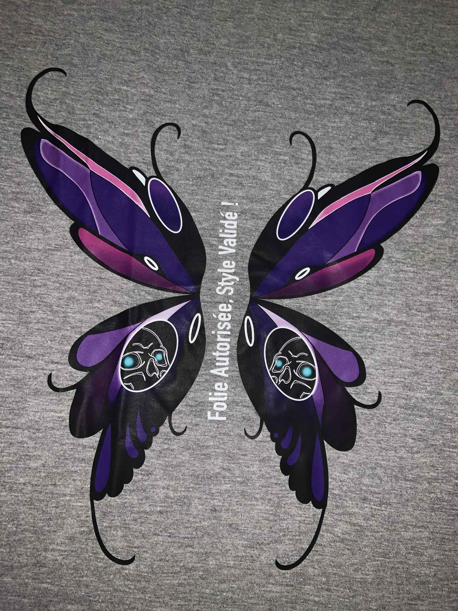 visuel tee shirt butterfly wings-EMPTY SOUL