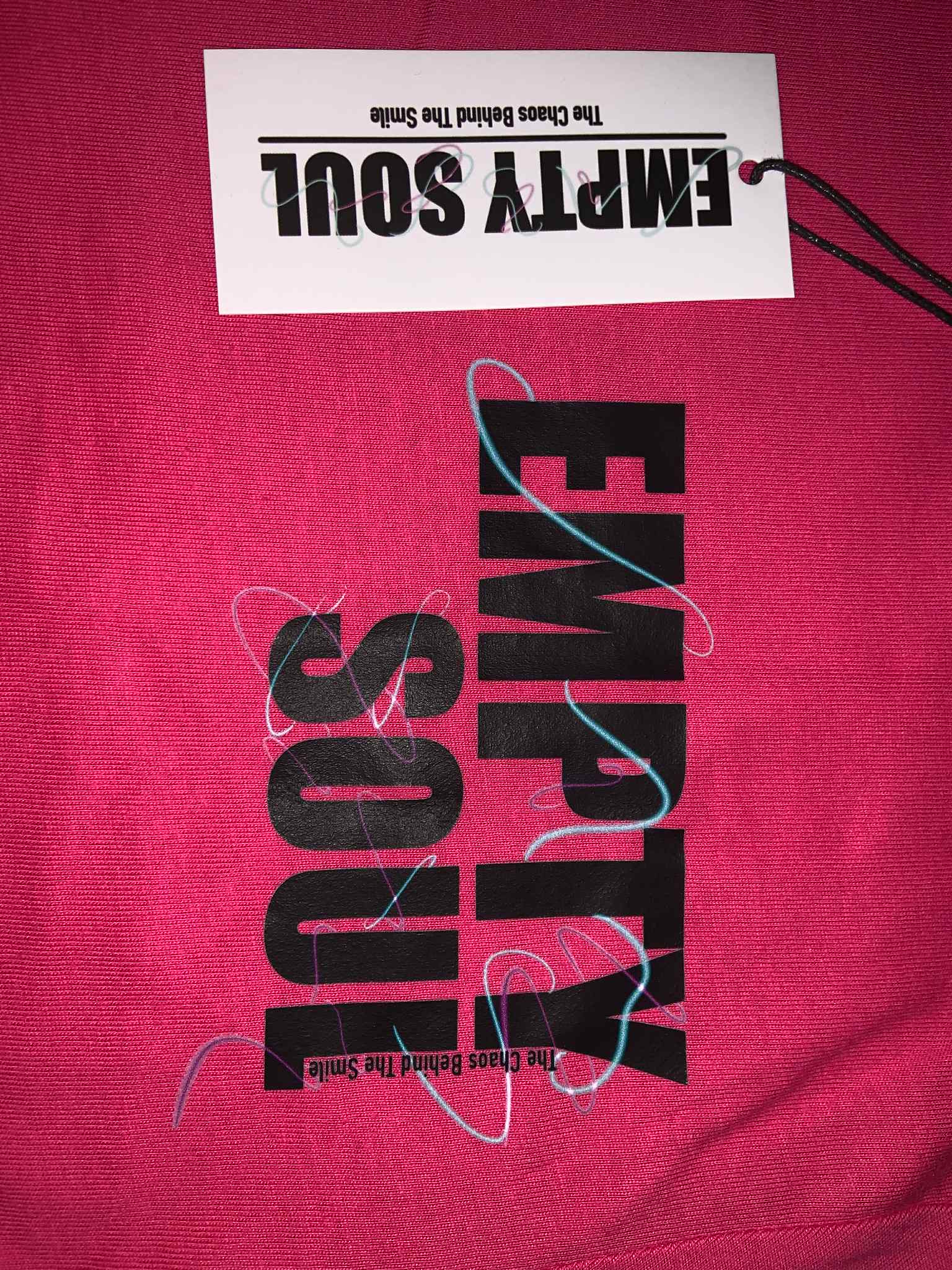 logo tee shirt rose-EMPTY SOUL