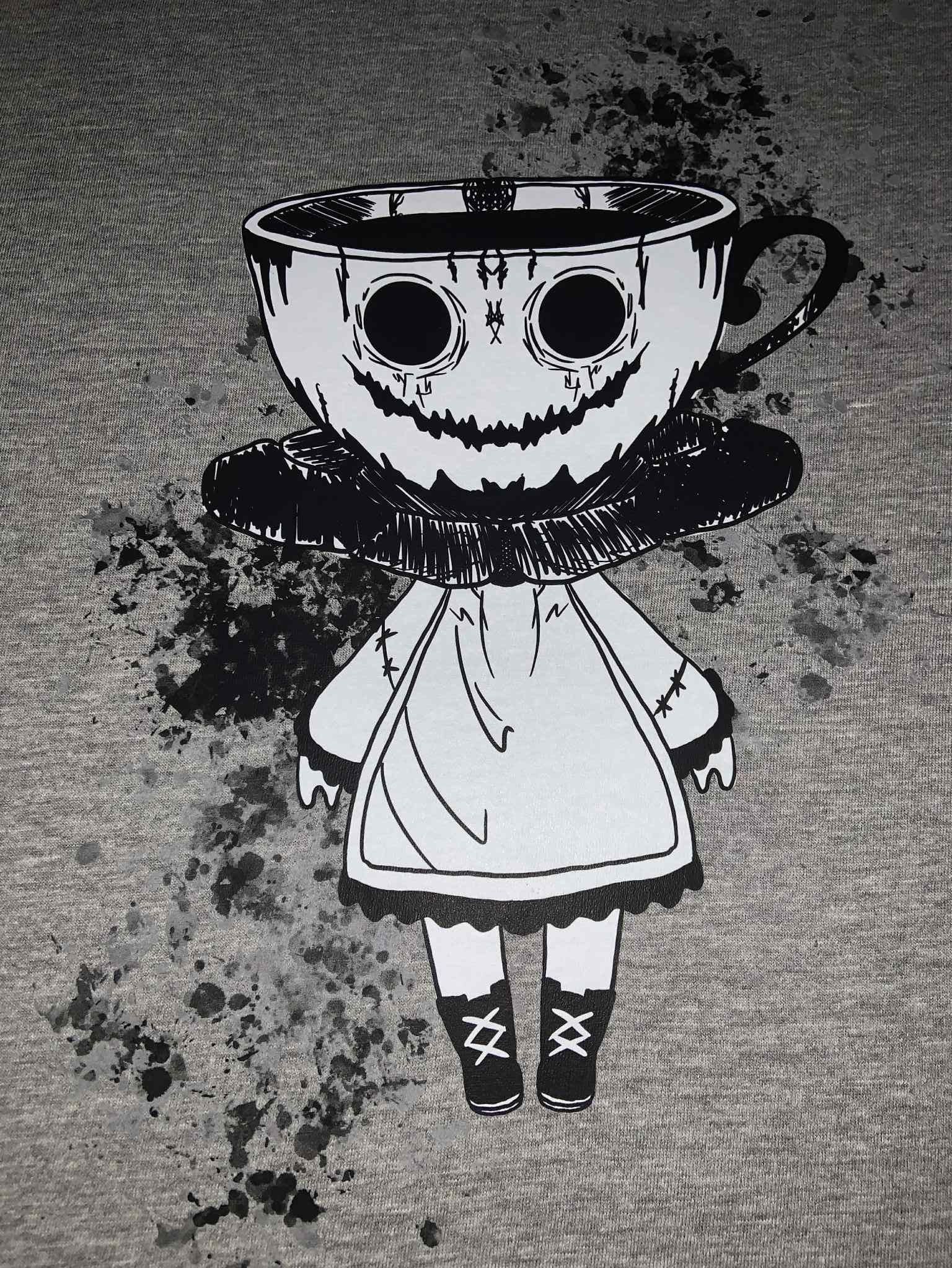 visulel tee shirt creepy cup-EMPTY SOUL