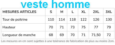 veste reverible homme