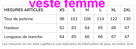 veste reversible femme