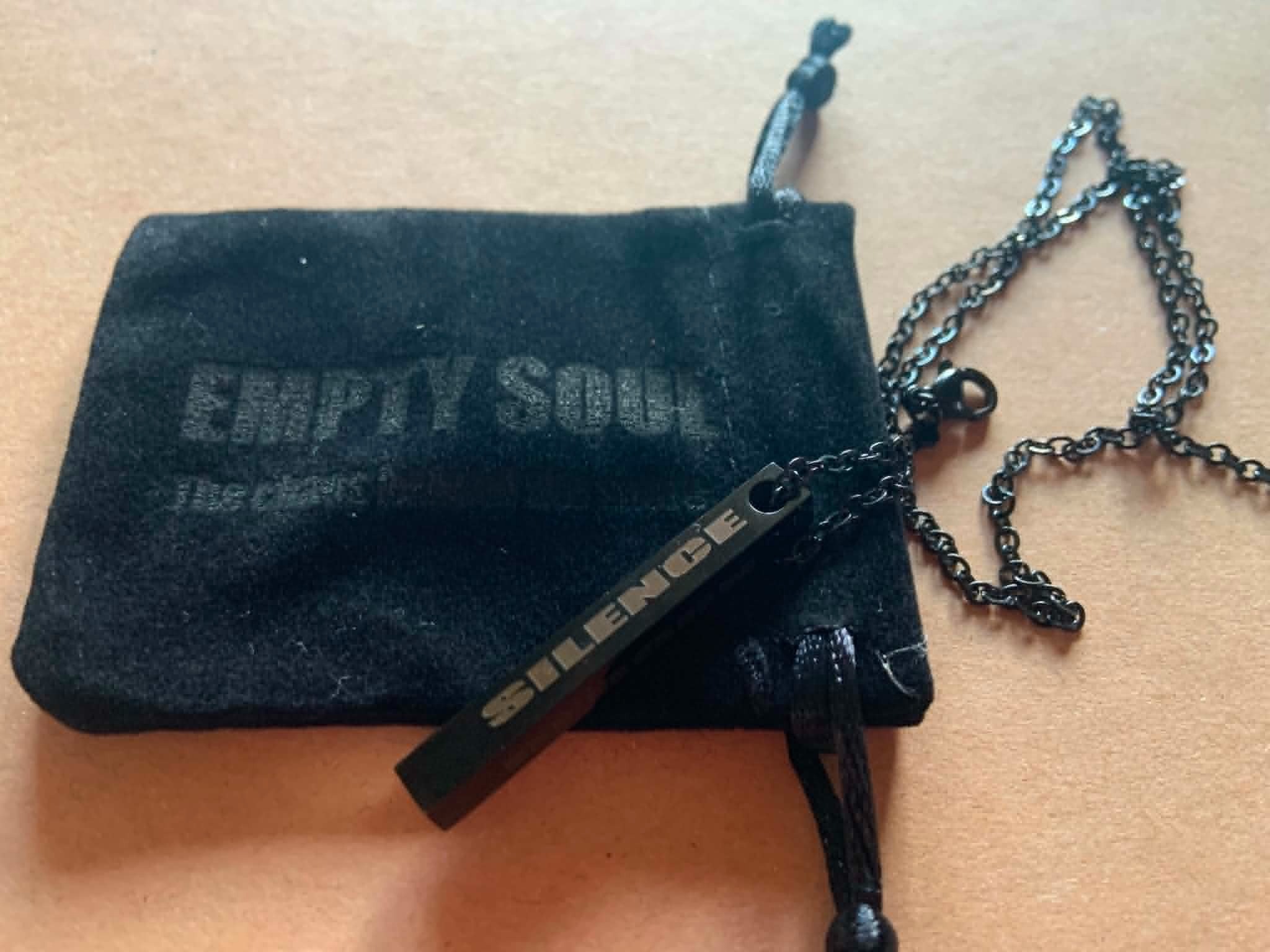 PENDENTIF MESSAGER A GRAVER EMPTY SOUL
