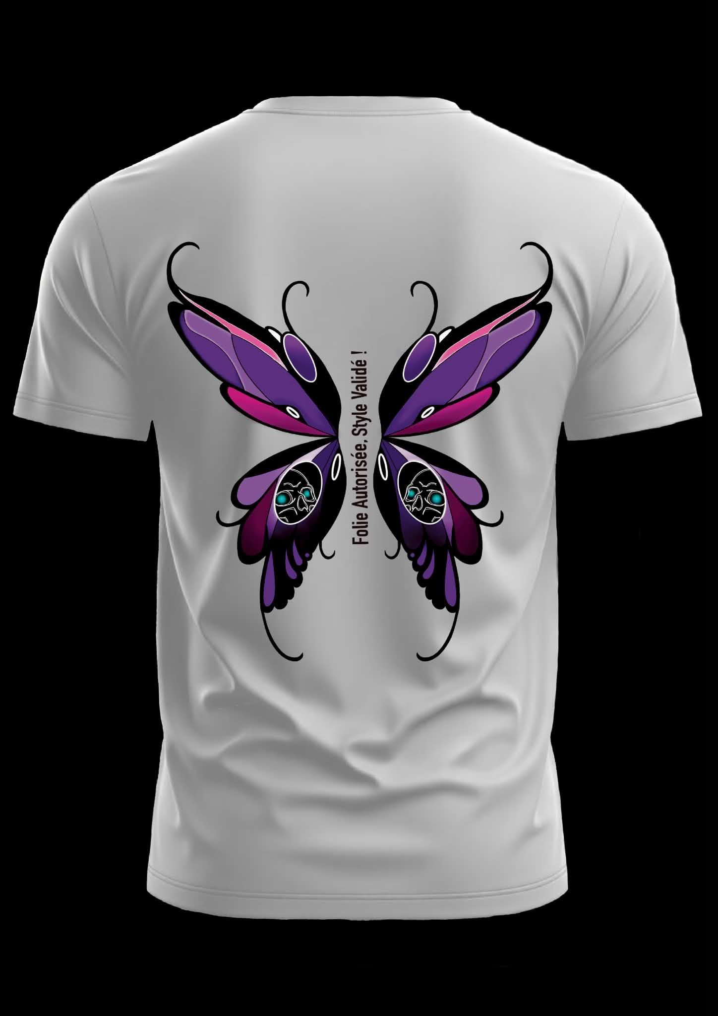 BUTTERFLY WINGS DOS BLANC EMPTY SOUL