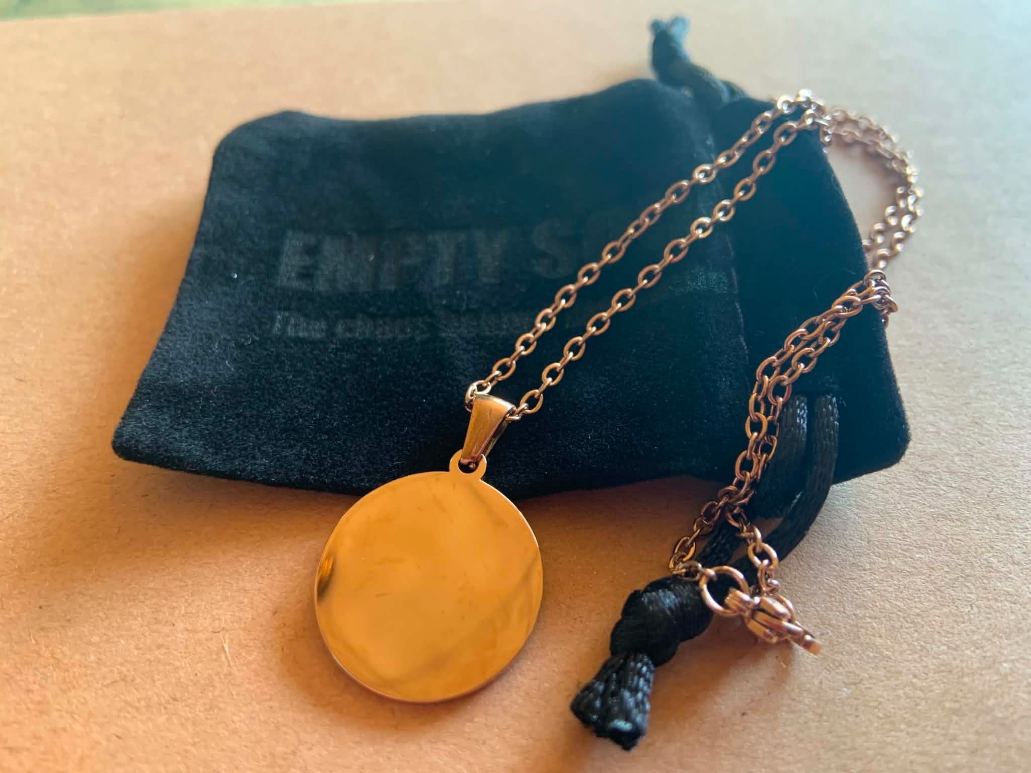 MEDAILLON ROSE GOLD EMPTY SOUL