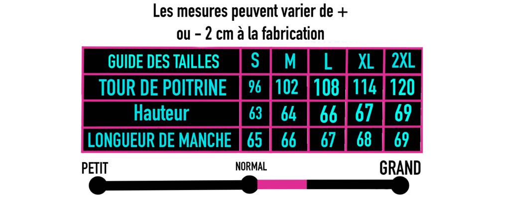 guide des taille veste-EMPTY SOUL