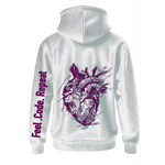 hoodie neon heart dos-EMPTY SOUL