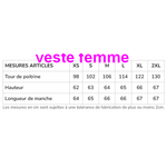 veste reversible femme