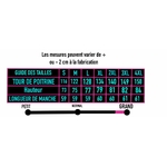 guide des tailles hoodie-EMPTY SOUL