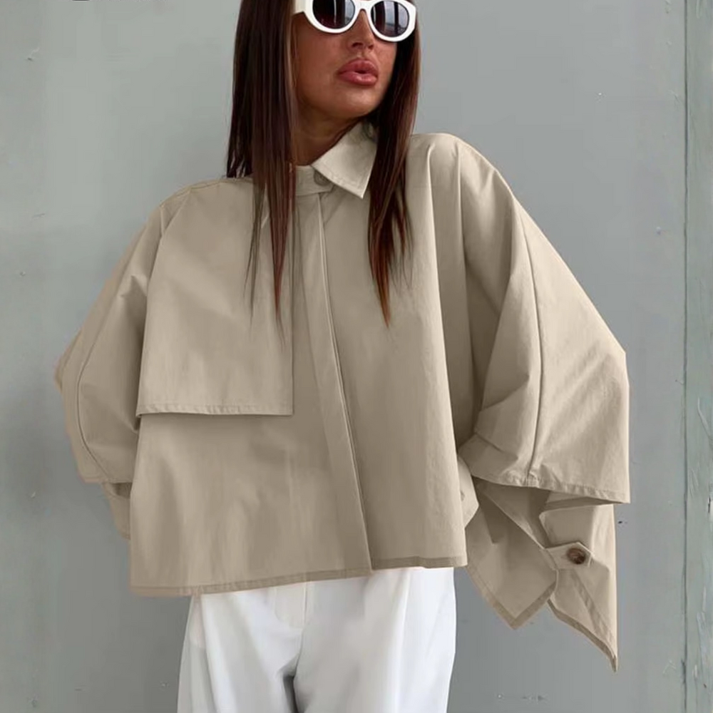 chemisier beige femme