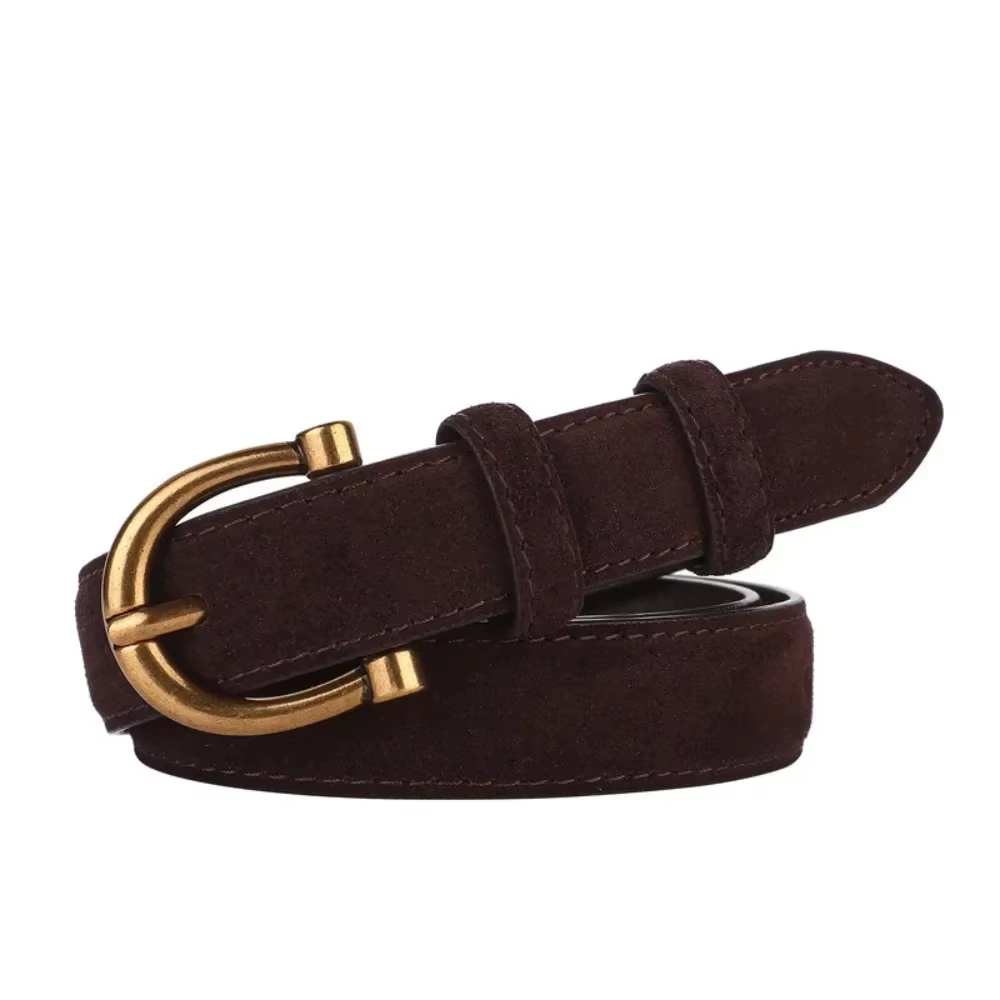 ceinture daim café