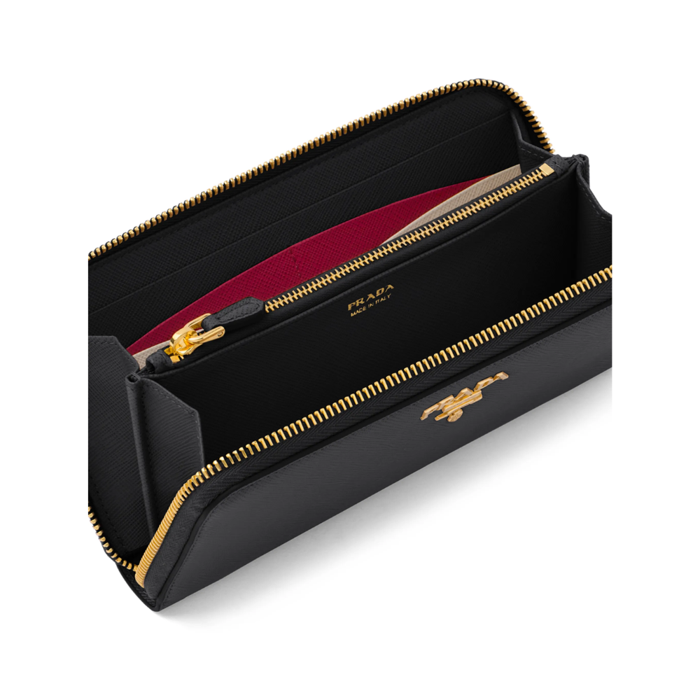 portefeuille noir prada (1)