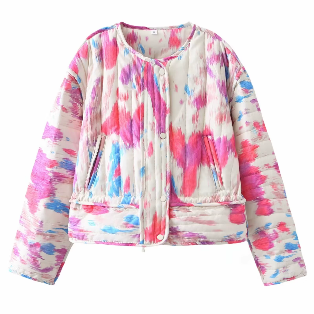 Veste en coton imprimée femme Noa (3)