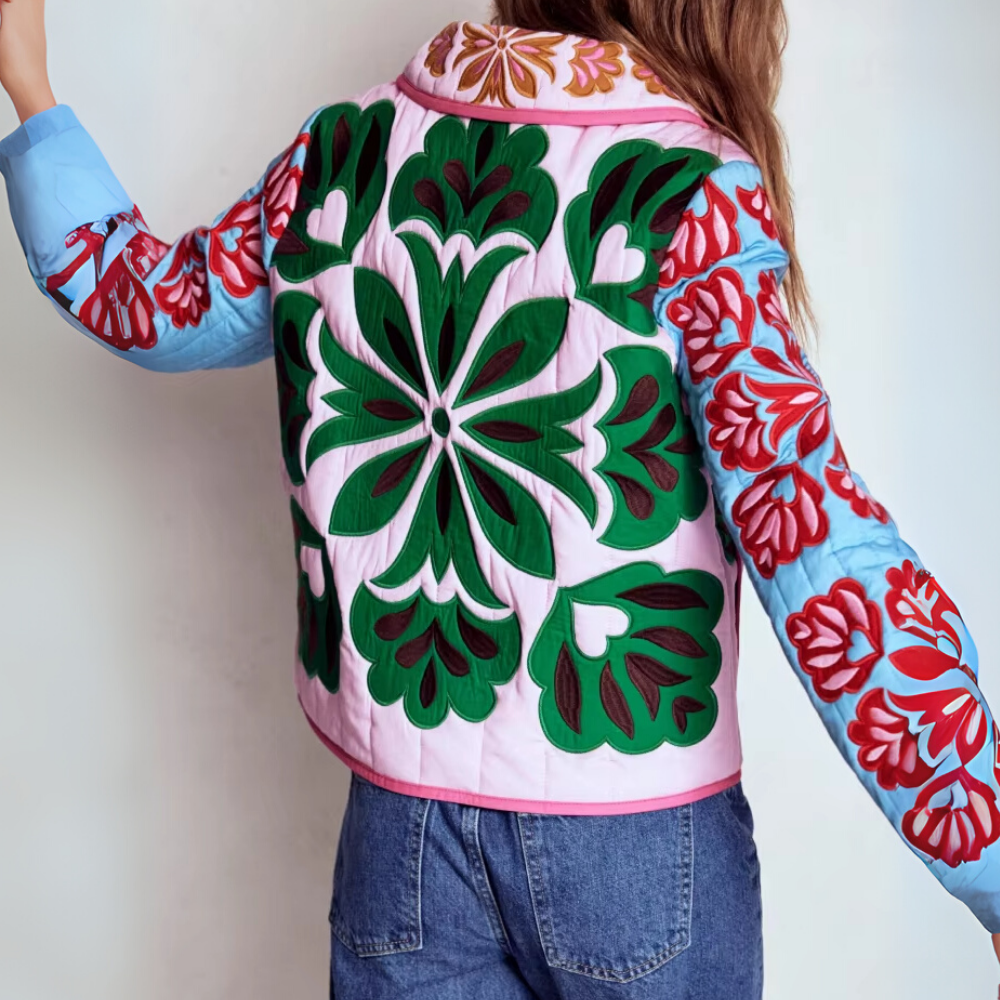 Veste Clarisse en coton imprimée (4)