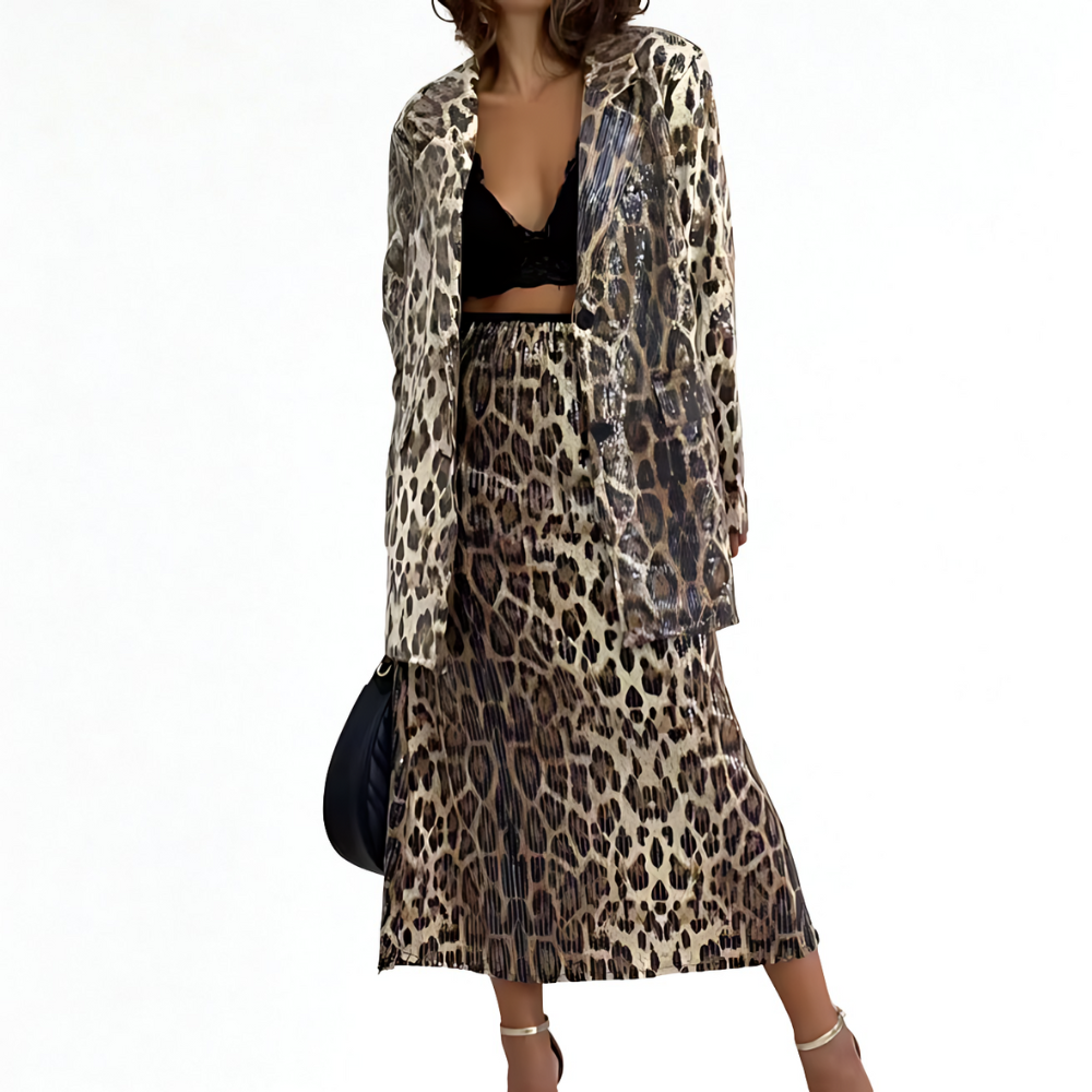 blazer léopard à sequins (3)