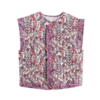 gilet sans manches imprimé coton tendance