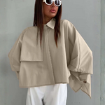 chemisier beige femme