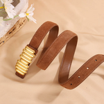 ceinture en daim boucle tendance femme