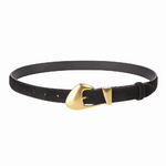 ceinture en daim noir