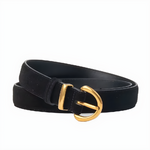 ceinture daim noir
