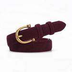 ceinture daim purple