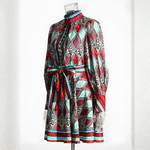 robe femme hiver imprimée bohème