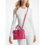 Sac Mirella Rose en cuir grainé Michael Kors