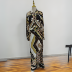 Robe longue imprimée seventies femme (3)