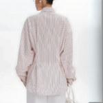 chemise cravatte à rayures femme (2)