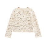 Cardigan blanc Ange brodé